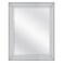 MCS Ezra 22.66x28.66 Large Wall Mirror, Gray Woodgrain &amp; Beveled Mirror, Vertical &amp; Horizontal Wall Hanging Mirror for Bathroom, Bedroom &amp; Livingroom