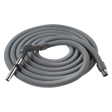 Broan NuTone by Drainvac 42FT Central Vacuum Hose with Rotary Suction Control &amp; On/Off Switch, Low-Voltage Central Vac Hose, Fits Most Inlets &acirc;&euro;&ldquo; Dark Grey