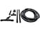 Compatible Replacement for Some Shop Vac and Ridgid Style Vacuum Cleaners Crushproof Commercial Grade Hose with Tool Set. Has 2 1/4" Machine End Coupling and Uses the Standard 1 1/4" Hose Attachments