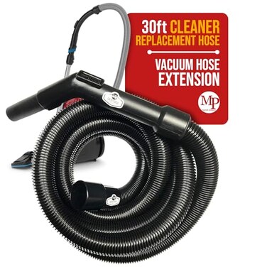 MP Maresh Products Compatible Replacement for Shop Vac Hose and Ridgid Style Wet Dry Vacuum Cleaner Hose - Commercial Heavy Duty Vacuum Hose with Crushproof Design and Air Suction Control - 30' Hose