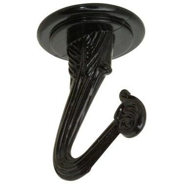National Hardware N274-829 V2671 Swag Hooks in Black, 2 pack