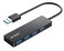 BYEASY USB Hub, 4 Port USB 3.0 Hub, Ultra Slim Portable Data Adapter Applicable for iMac Pro, MacBook Air, Mac Mini/Pro, Surface Pro, Notebook PC, Laptop, and Mobile HDD (Leather Black)