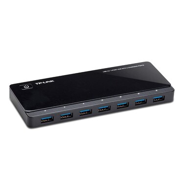 TP-Link Powered USB Hub 3.0 with 7 USB 3.0 Data Ports and 2 Smart Charging USB Ports. Compatible with Windows, Mac, Chrome &amp; Linux OS, with Power On/Off Button, 12V/4A Power Adapter(UH720)