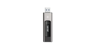Lexar 256GB JumpDrive M900 USB 3.2 Gen 1 Flash Drive for Storage Expansion and Backup, Up To 400MB/s Read, Metal Design, Titanium (LJDM900256G-BNQNU)