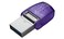Kingston DataTraveler microDuo 3C 256GB USB-C &amp; USB-A Flash Drive   Speeds up to 200 MB/s   USB 3.2 Gen 1   Duo Connector   DTDUO3CG3/256GB