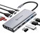 USB C Docking Station Dual Monitor, UtechSmart 11 in 1 USB C Hub Triple Display, Laptop Dock with 2 HDMI, Ethernet, VGA, 100W PD, SD/TF Card Slot, 4USB for MacBook Dell HP Surface Lenovo ASUS