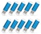 RAOYI 10 Pack 8GB USB Flash Drive USB 2.0 Memory Stick Bulk Thumb Drive Pen Drive Jump Drive-Blue