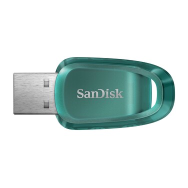SanDisk 64GB Ultra Eco USB 3.2 Gen 1 Flash Drive - SDCZ96-064G-G46, Blue-Green