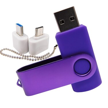 1GB USB Flash Drive (Purple)