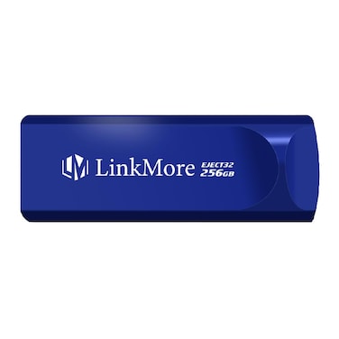 LinkMore EJECT32 256GB USB 3.2 Flash Drive, Read Speed up to 100MB/s, Retractable Design Thumb Drive
