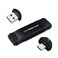 WANSENDA Type C USB C Flash Drive OTG USB 3.1 Thumb Drive (256GB, Black)