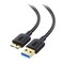 Cable Matters Micro USB 3.0 Cable 6 ft (External Hard Drive Cable, USB to USB Micro B Cable) in Black, Compatible with Seagate, LaCie, Toshiba, Samsung, Western Digital/WD External Hard Drive