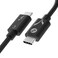 SABRENT Thunderbolt 3 USB-C Cable [Certified] 7.8" (20cm)   40 Gbps   100W Charging   E Mark Chip   for MacBook, Laptops, Docks [CB-T320]