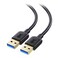 Cable Matters Long USB 3.0 Cable 15ft, USB to USB Cable/USB A to USB A Cable/Male to Male USB Cord/Double USB Cord in Black