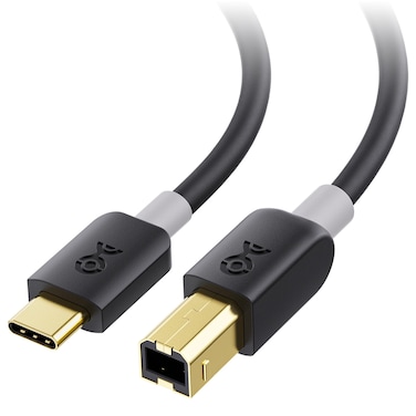 Cable Matters USB B to USB C Cable 3.3 ft (USB C to USB B Cable, MIDI to USB C Cable, USB 2.0 to USB C Cable) Compatible with Printer, MIDI Controller, MIDI Keyboard and More in Black - 3.3 Feet