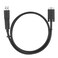 Targus &acirc;&euro;&ldquo; 1M USB-C Male with Screw to USB-C Male Cable with USB-A Tether - ACC1133GLX