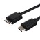 USB C to Micro USB 3.0 Fast Charging Cable 10Gbps High-Speed Sync Data Transfer Cable Cord Compatible with Samsung Galaxy S5 Note 3 Seagate WD Toshiba External Hard Drive Camera, 2FT