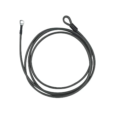 Hyperax Steel Locking Cable (S), Security Cable with Alloy Casting Looped end for Hitch Bikes Racks