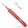 Blackhead Tweezer - Professional Curved Steel Tip Surgical Comedone &amp; Splinter Extractor. Ideal Blemish &amp; Acne Remover Tool Means Flawless Facial Skin (Red)