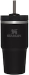 Stanley Quencher H2.0 FlowState Stainless Steel Vacuum Insulated Tumbler with Lid and Straw for Water, Iced Tea or Coffee, Smoothie and More, Black , 14 oz