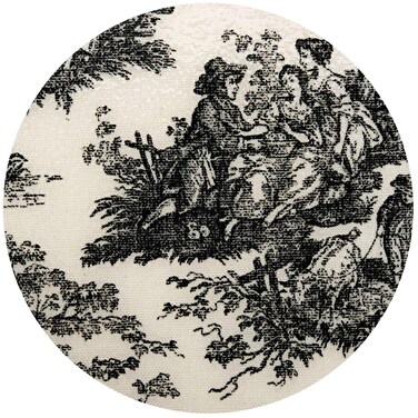 Andreas Silicone JO-169 Non-Slip 6.25" Jar Opener, Easy Lid Opener, Made with Silicone reend Fabric, Dishwasher Safe, Garlic Peeler, Black Toile, 6.25 inch