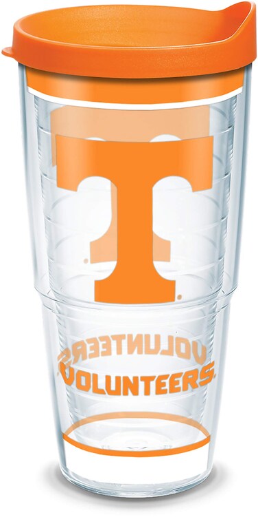 Tervis UT University of Tennessee Volunteers - Tradition Made in USA Double Walled Insulated Tumbler Travel Cup Keeps Drinks Cold &amp; Hot, 24oz, Classic