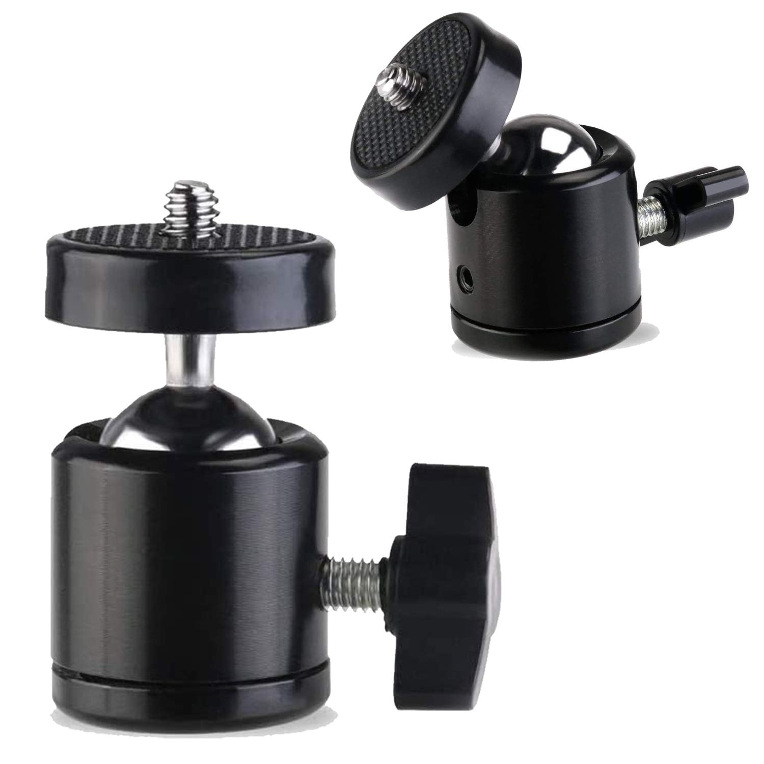 إسكوزتا Eszkozta 1 4 Swivel Mini Ball Head Screw Tripod Mount 2 Pack
