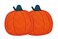Pearhead Cloth Trivet Set, Set of 2 Pumpkin Kitchen Trivets, Halloween D&Atilde;&copy;cor for The Kitchen, Hot Plate Placemats, Fall Pot Holders
