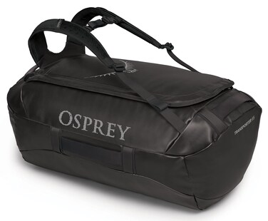 Osprey Transporter 65L Travel Duffel Bag, Black