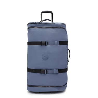 Kipling Aviana Large Rolling Duffle Bag Blue Lover