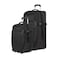 SwissGear Apex Exec Wheeled Rolling Duffel Bag, Black, 2-Piece Set (20/28)