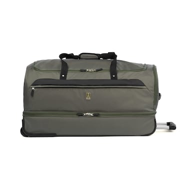 Travelpro Roadtrip 30" Drop-Bottom Wheels Rolling Duffel Bag Luggage 3 Large Packing Cubes Included Men, Women, Olive, Inch