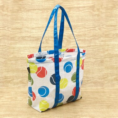 Passion for Tennis Collection 19"x13"x7" Foldable Stylish Tote Bag