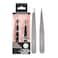 JAPONESQUE Slant and Point Tweezers Set, for Defining and Shaping Brows, Made with Hand-Sharpened Stainless, Ideal for Travel