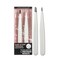 JAPONESQUE Pointed &amp; Slant Tweezers Natural Shimmer Set, Precision Crafted, Hand Sharpened Tips for Shaping and Defining Brows