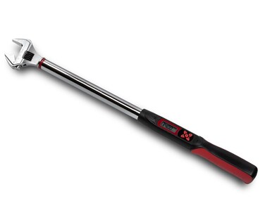 Tapha Tools Adjustable Digital Torque Wrench 12.5-250.7 ft-lbs (17-340 N-m) Torque Range, 10-41 mm Adjustable Jaw, LED and Buzzer Notification, Preset Memory, ISO 6789 Tested and Calibrated