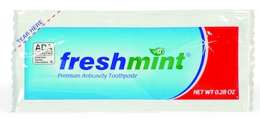 Freshmint&Acirc;&reg; 250 Packets of 0.28 oz. Single use Premium Anticavity Fluoride Toothpaste Packet (ADA Accepted)
