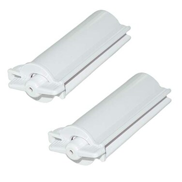 GMS Toothpaste Tube Winder - Toothpaste Squeezer with Simple Mess-Free Design, Easy to Use - Also Ideal for Face Cream, Paste, Makeup, Paint &amp; More - Suitable for Plastic &amp; Metal Tubes - 2 Pack