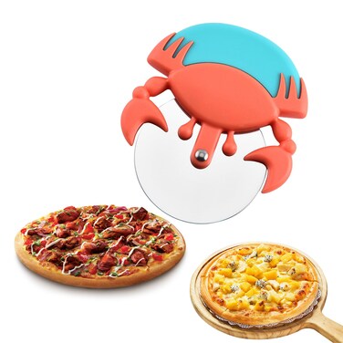 Cute Roller Pizza Cutter Easy to Cut Pizza Easy to Clean Fun Cut Pizza Cutter Pizza Gift Cutter For left- and right-handed people