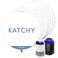 Katchy Original and Midnight Glue Board Refills (8 Pack) - Indoor Insect Trap Glue Board Refills for Mosquito, Gnat, Moth, Fruit Flies - Non-Zapper Traps for Buzz-Free Home