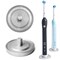 Relsy Silver Oral-B Compatible Electric Toothbrush Holder for Bathroom, Aluminum Oral B Toothbrush Holder with Hygienic Drip Capture Stops Toppling with Metal Toothbrush Stand