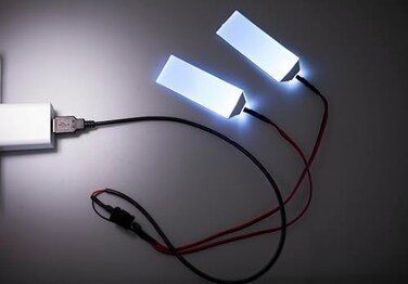 mlnyitus [USB universal] IRON MAN LED LIGHT 30" cable, iconic for Iron Man &amp; Batman. Solves battery issues, switch button for convenience