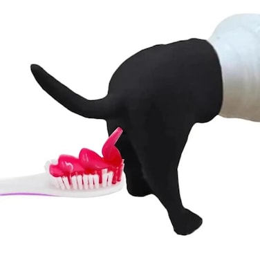 Pooping Dog Butt Toothpaste Topper Funny Toothpaste Dispenser Cap Self Closing Toothpaste Caps Toothpaste Squeezer Toothpaste Covers Bathroom Accessories