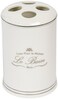 Kassatex Le Bain Toothbrush Holder, White