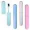 Hooqict 4 Pack Travel Toothbrush Case Portable Travel Toothbrush Holder Plastic Toothbrush Container Protector Cover for Traveling, Camping, Home, School, Business