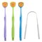 Xrmai 4PCS Tongue Scraper, Stainless Steel Tongue Cleaners (4 PCS)