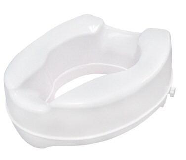 Drive Medical Raised Toilet Seat with Lock, Standard Seat, 4