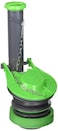 Plumb Pak, Green Grey K835-9 Adjustable High Performance Toilet Flush Valve with 3 in Flapper, 2 in Inlet, Plastic, Gray, Size