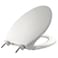 Bemis 7800TDG 000 Commercial Heavy Duty Closed Front Toilet Seat with Cover That Will Lift for Easy Cleaning, Never Loosen &amp; Reduce Call-Backs, Elongated, White