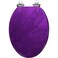 Elongated Toilet Seat Abstract textured light purple Resin Toilet Seat Quietly Slow Close with Quick-Release Hinges Toilet Seat with Cover Easy to Clean Install